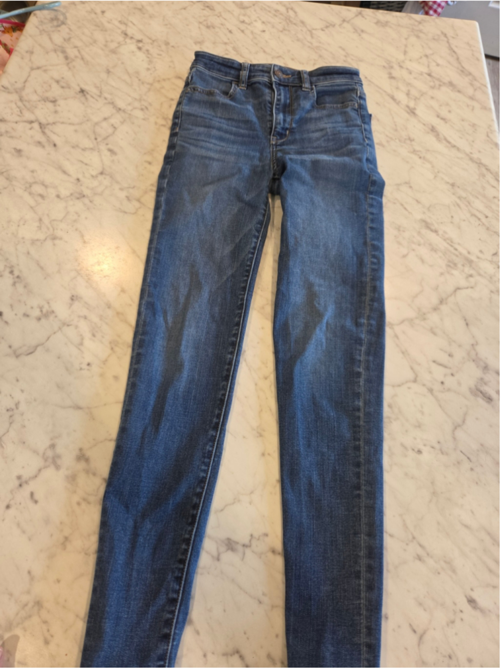 Women's American Eagle Skinny Jeans Size 0 Blue